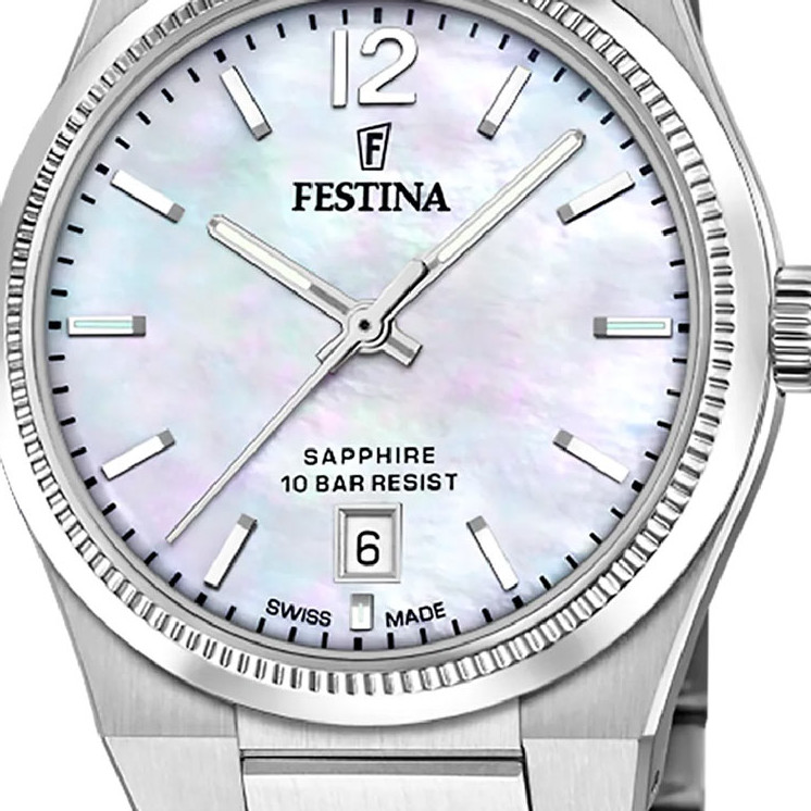 Festina Swiss Made Rive F20052-1 - zegarek damski 2