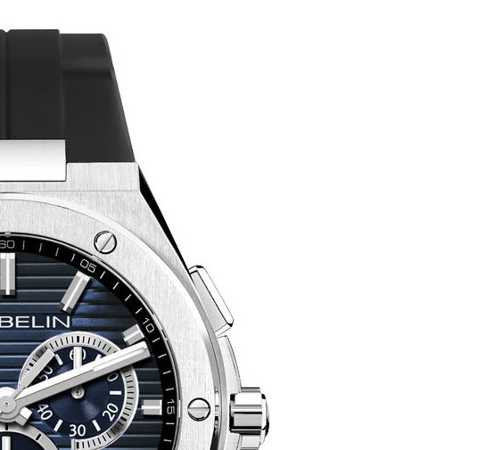 Herbelin Cap Camarat Chronograph 37645A15CA - zegarek męski 5