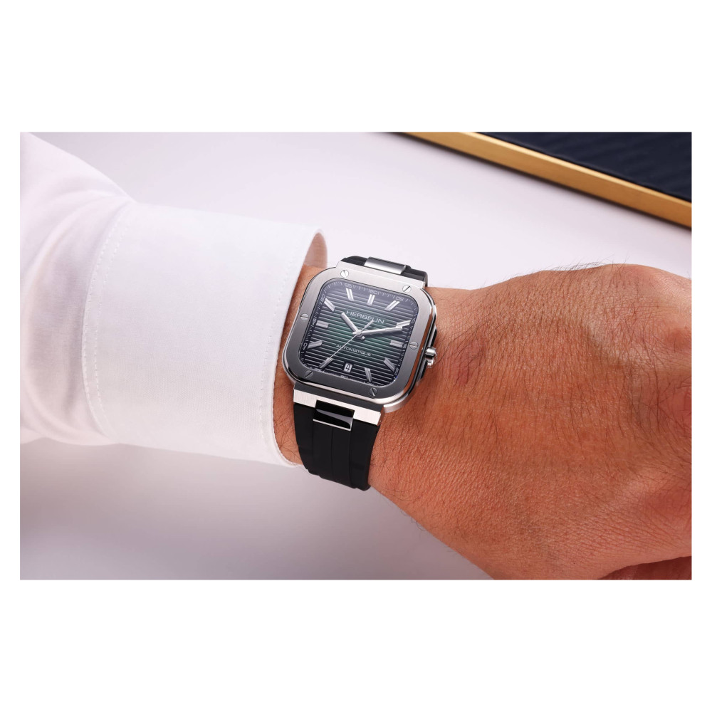 Herbelin Cap Camarat Square Automatic 1646A16CA - zegarek męski 9