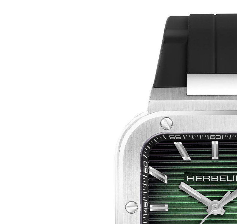 Herbelin Cap Camarat Square Automatic 1646A16CA - zegarek męski 4