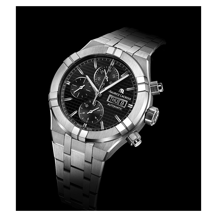 Maurice Lacroix Aikon Automatic Chronograph AI6038-SS002-330- - zegarek męski 7