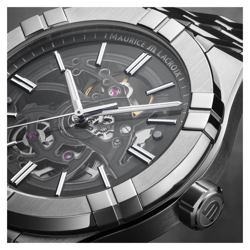Maurice Lacroix Aikon Automatic Skeleton AI6008-SS002-030-1 - zegarek męski 7