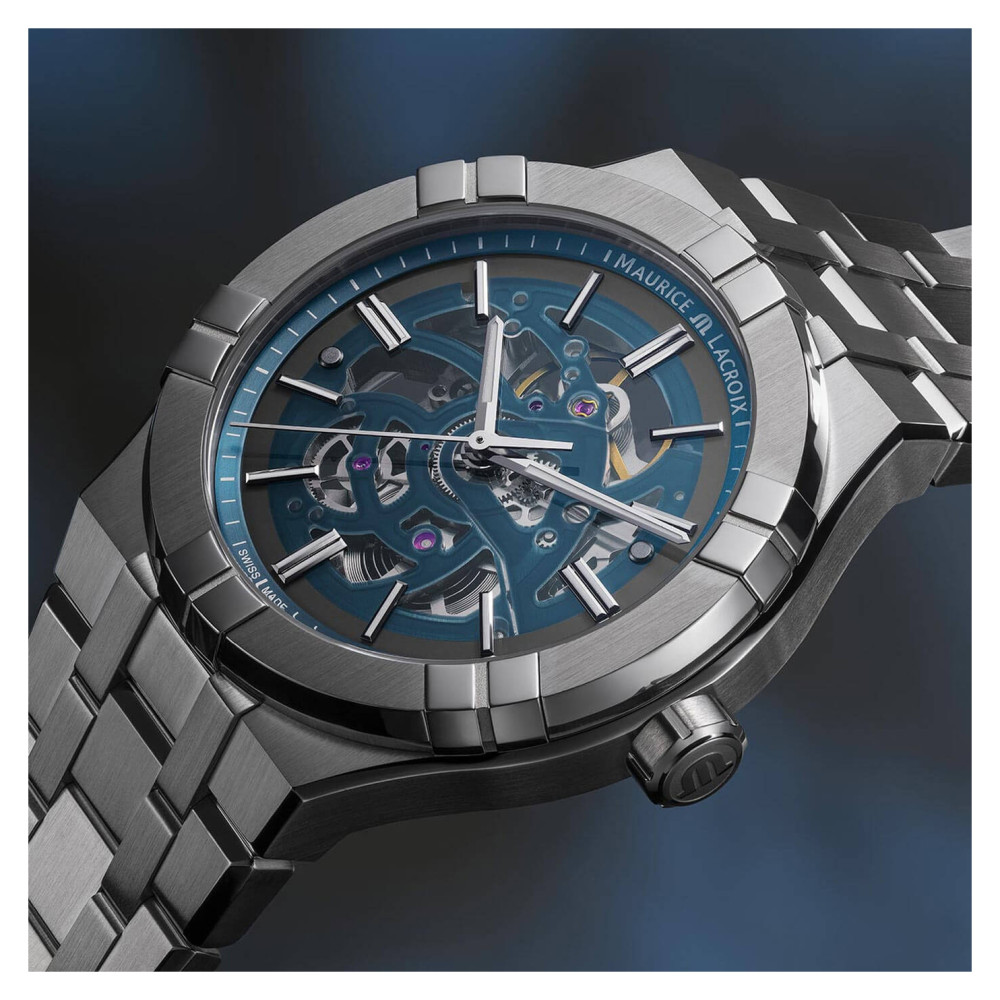 Maurice Lacroix Aikon Automatic Skeleton AI6008-SS002-031-1 - zegarek męski 8