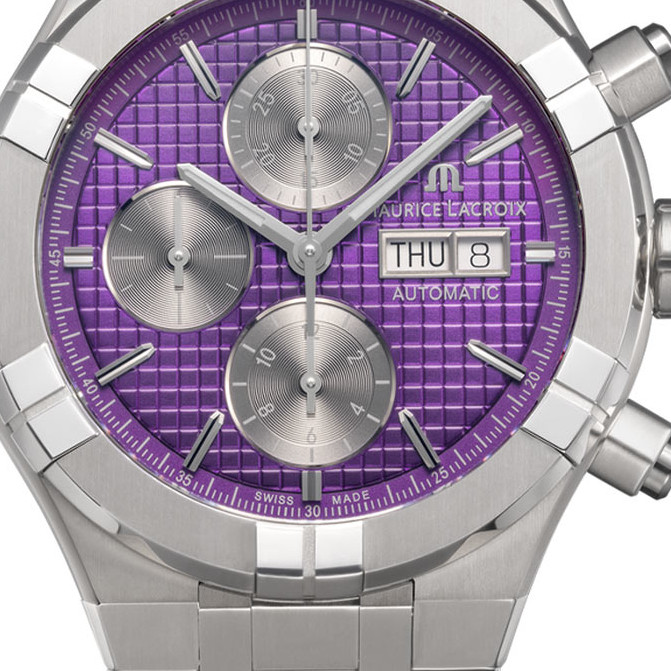 Maurice Lacroix Aikon Automatic Titanium Chronograph AI6038-TT032-430-1 - zegarek męski 2