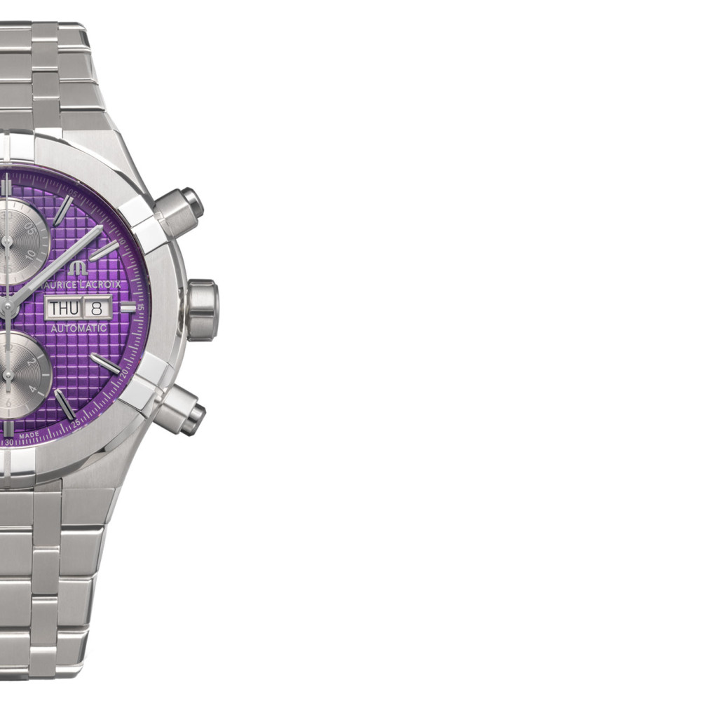 Maurice Lacroix Aikon Automatic Titanium Chronograph AI6038-TT032-430-1 - zegarek męski 6