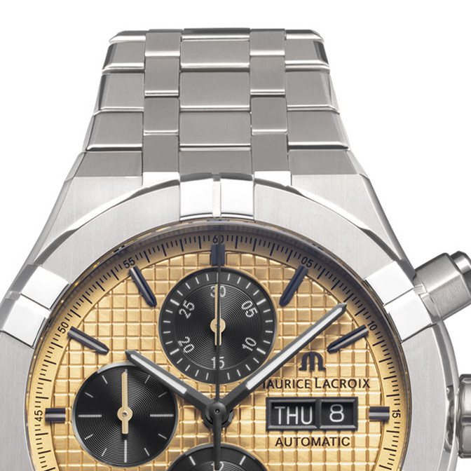 Maurice Lacroix Aikon Automatic Titanium Chronograph AI6038-TT032-530-1 - zegarek męski 3