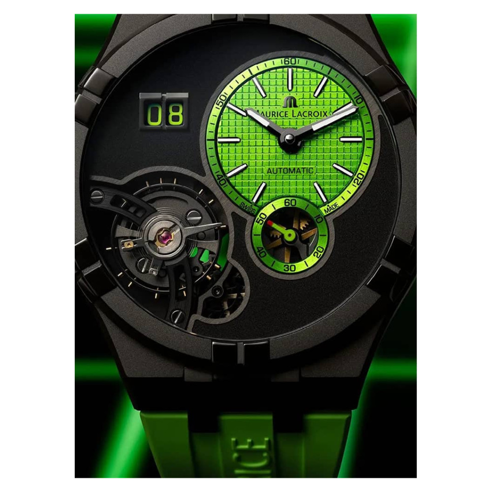 Maurice Lacroix Aikon Master Grand Date Technicolour AI6118-DLB0J-630-I - zegarek męski 9