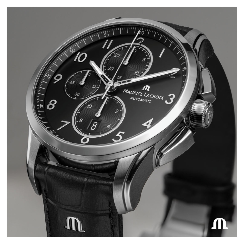 Maurice Lacroix Pontos Chronograph PT6388-SS001-320-2 - zegarek męski 9