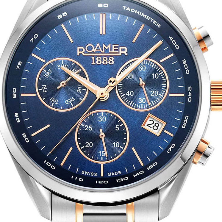 Roamer Pro Chrono 993819 47 45 20 - zegarek męski 2