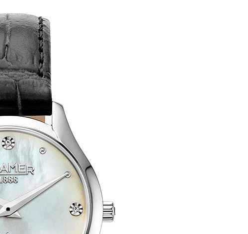 Roamer Soleure Diamond 547857 41 25 05 - zegarek damski 5