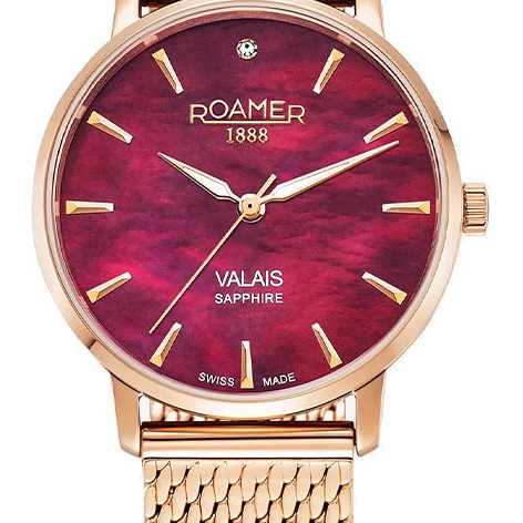 Roamer Valais Diamond Box-Set 989847 46 60 05 - zegarek damski 2