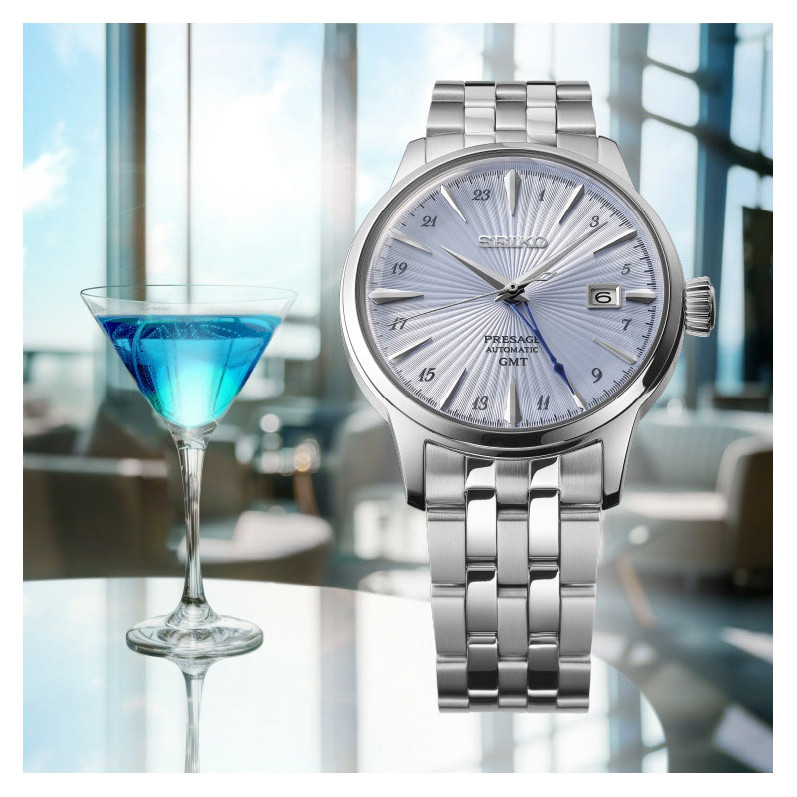 Seiko Presage Automatic Cocktail Time Skydiving SSK037J1 - zegarek męski 9