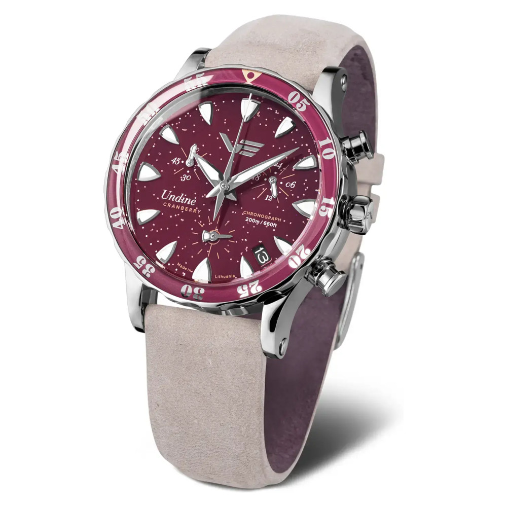Vostok Europe Undine Cranberry VK68-515A774 - zegarek damski 1