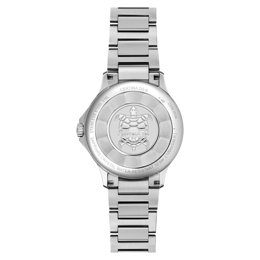 Certina C039.251.12.116.00 DS 6 Lady Diamonds - zegarek damski 8