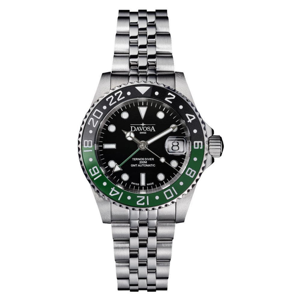 Davosa 161.590.07 Ternos Ceramic GMT Automatic - zegarek męski 1