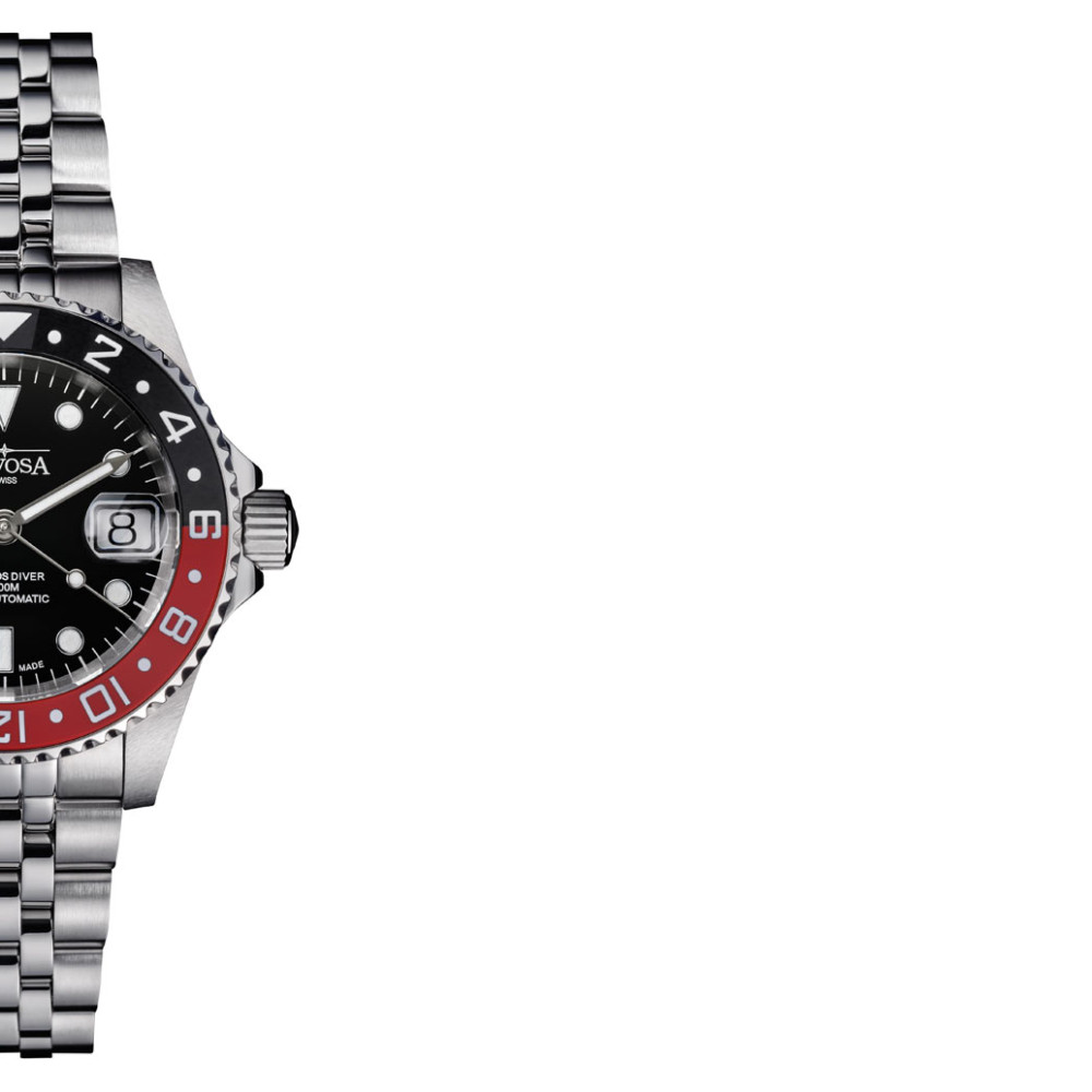 Davosa 161.590.09 Ternos Ceramic GMT Automatic - zegarek męski 6