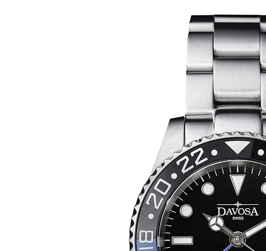 Davosa 161.590.40 Ternos Ceramic GMT Automatic - zegarek męski 4