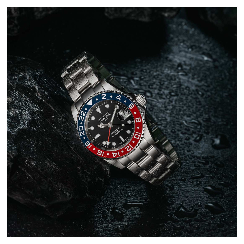 Davosa 161.590.60 Ternos Ceramic GMT Automatic - zegarek męski 7