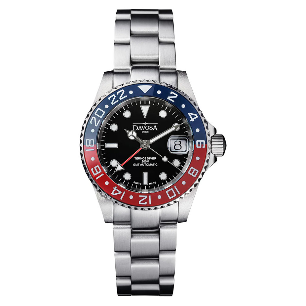 Davosa 161.590.60 Ternos Ceramic GMT Automatic - zegarek męski 1