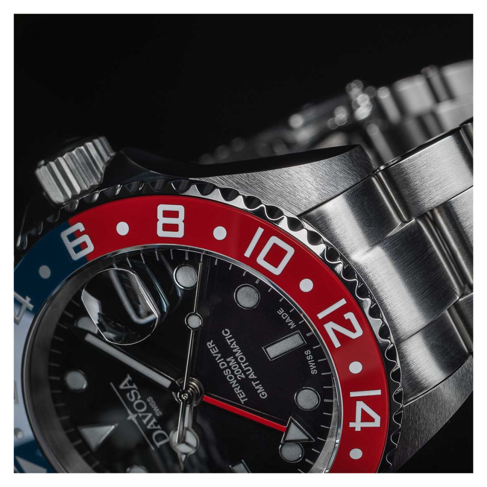 Davosa 161.590.60 Ternos Ceramic GMT Automatic - zegarek męski 8