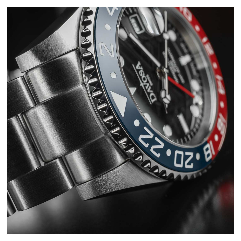 Davosa 161.590.60 Ternos Ceramic GMT Automatic - zegarek męski 9