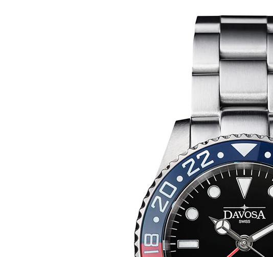 Davosa 161.590.60 Ternos Ceramic GMT Automatic - zegarek męski 4