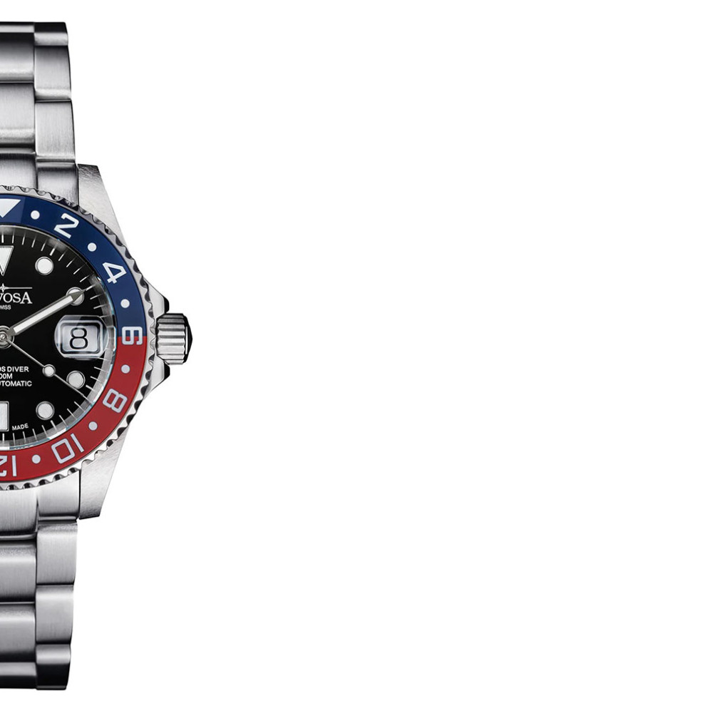 Davosa 161.590.60 Ternos Ceramic GMT Automatic - zegarek męski 6