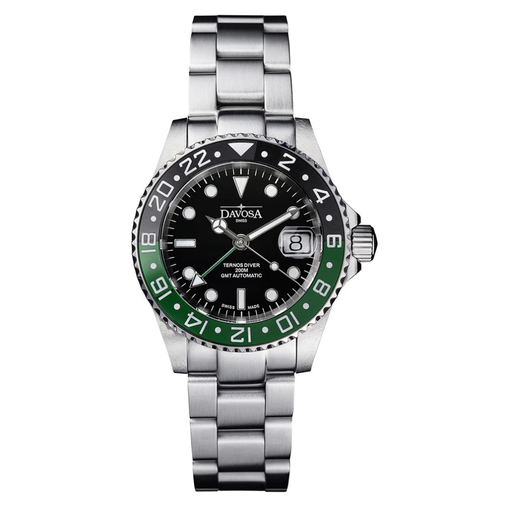 Davosa 161.590.70 Ternos Ceramic GMT Automatic - zegarek męski 1