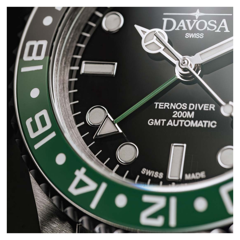 Davosa 161.590.70 Ternos Ceramic GMT Automatic - zegarek męski 9