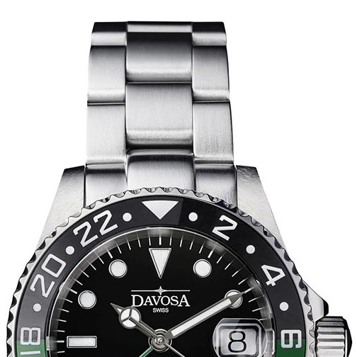 Davosa 161.590.70 Ternos Ceramic GMT Automatic - zegarek męski 3