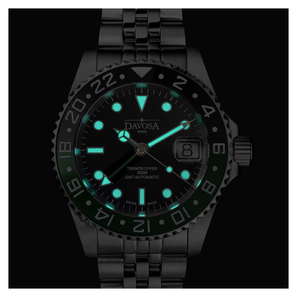 Davosa 161.590.70 Ternos Ceramic GMT Automatic - zegarek męski 13
