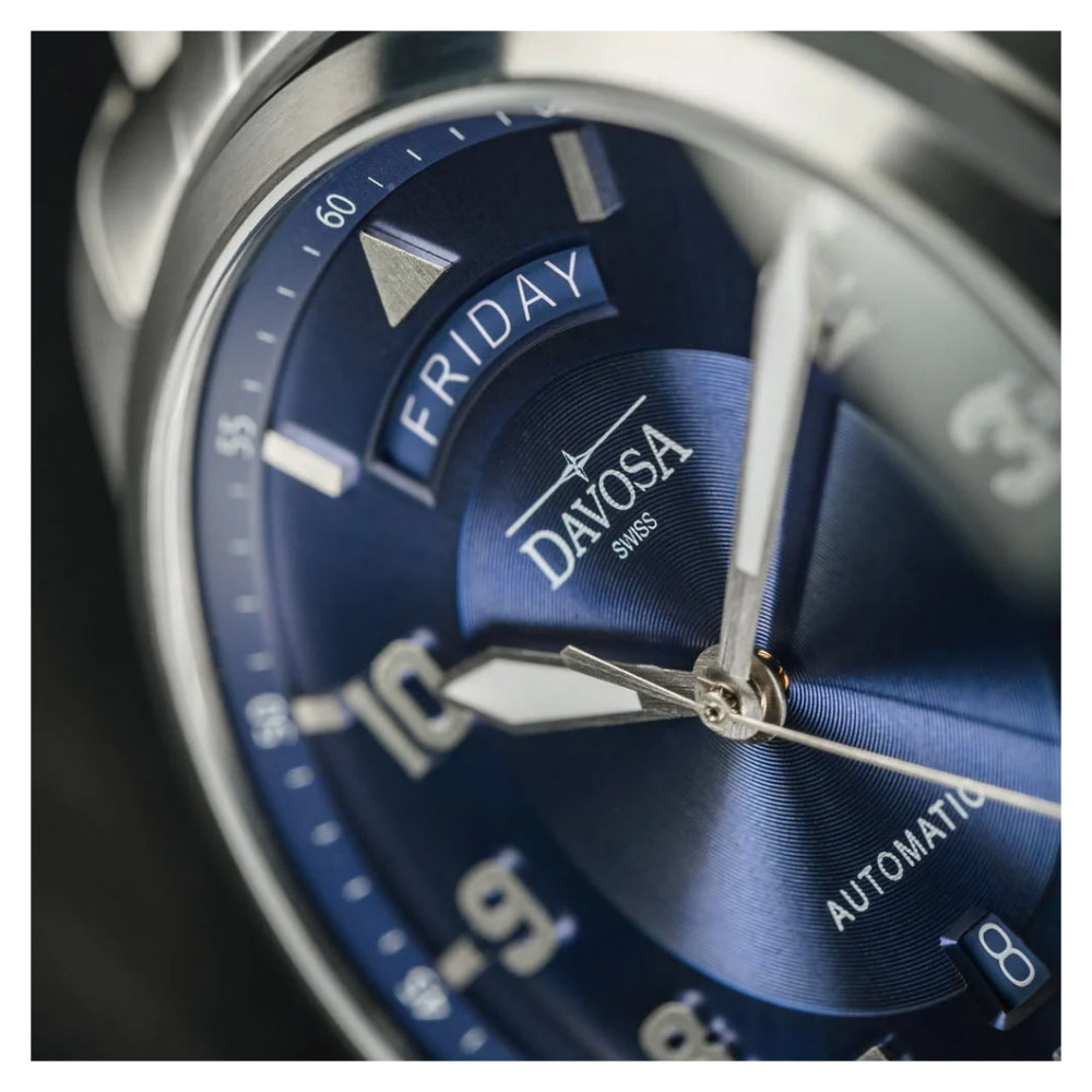Davosa Newton Pilot Day-Date 161.585.40 - zegarek męski 7