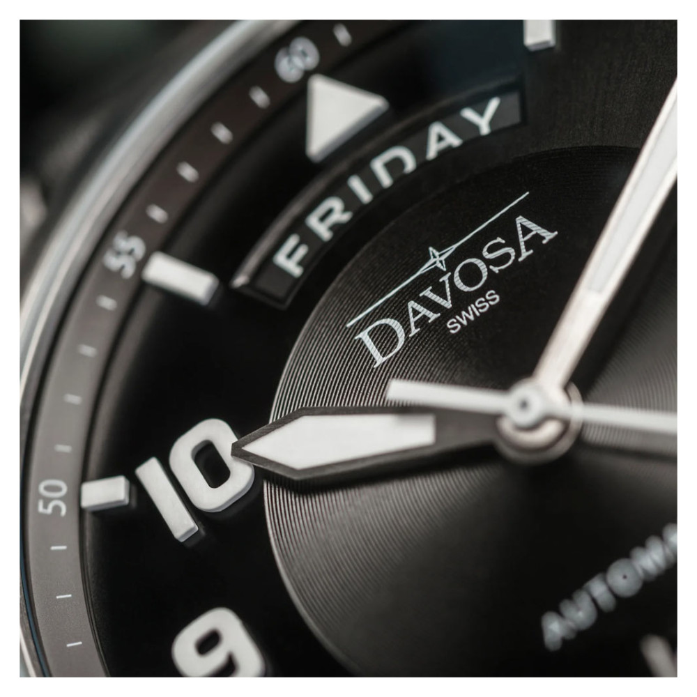 Davosa Newton Pilot Day-Date 161.585.50 - zegarek męski 7