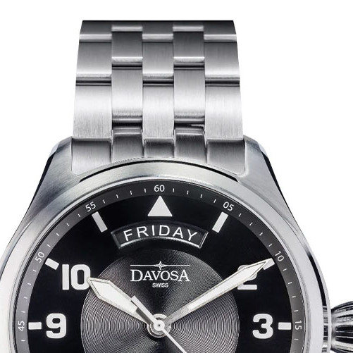 Davosa Newton Pilot Day-Date 161.585.50 - zegarek męski 3