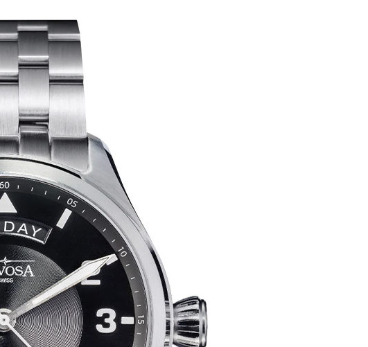 Davosa Newton Pilot Day-Date 161.585.50 - zegarek męski 5