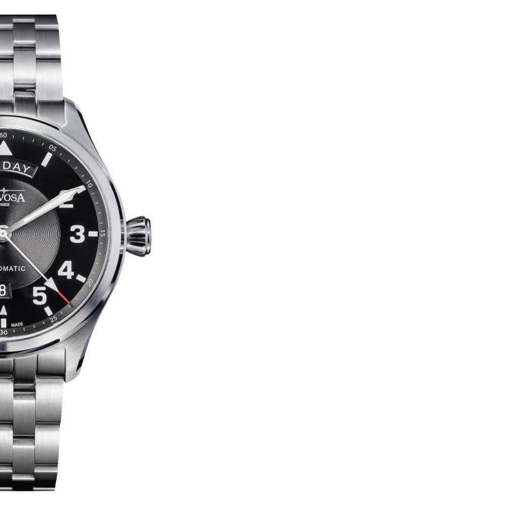 Davosa Newton Pilot Day-Date 161.585.50 - zegarek męski 6