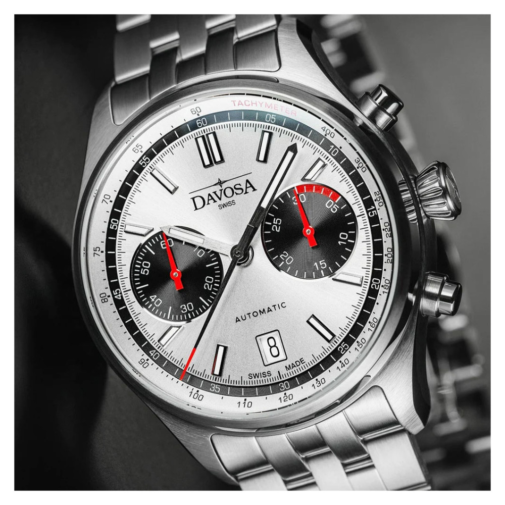 Davosa Newton Pilot Rally Chronograph 161.536.10 - zegarek męski 9