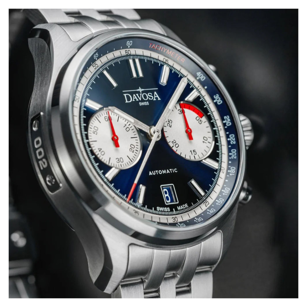 Davosa Newton Pilot Rally Chronograph 161.536.40 - zegarek męski 9