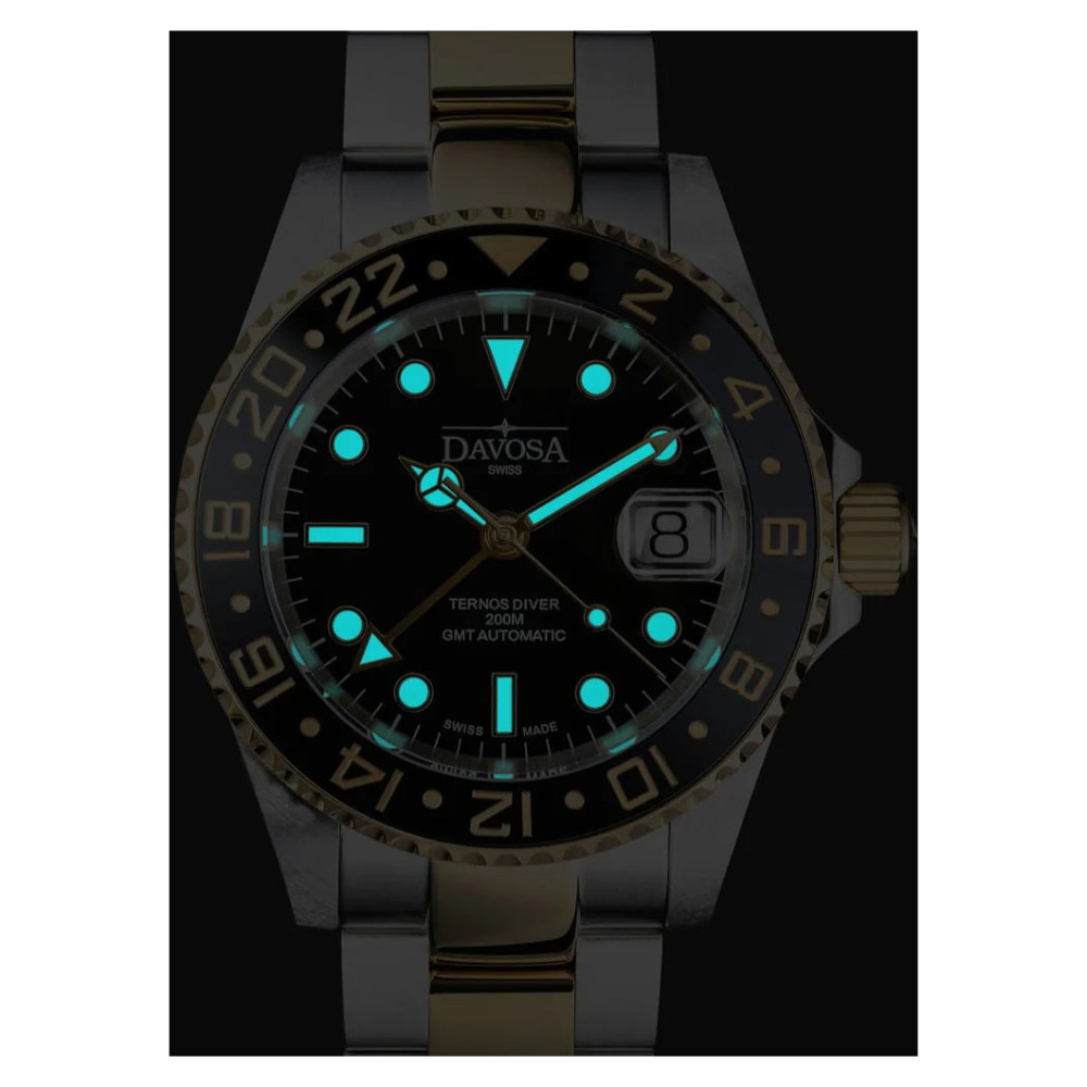 Davosa Ternos Ceramic GMT Automatic 161.591.50 - zegarek męski 7