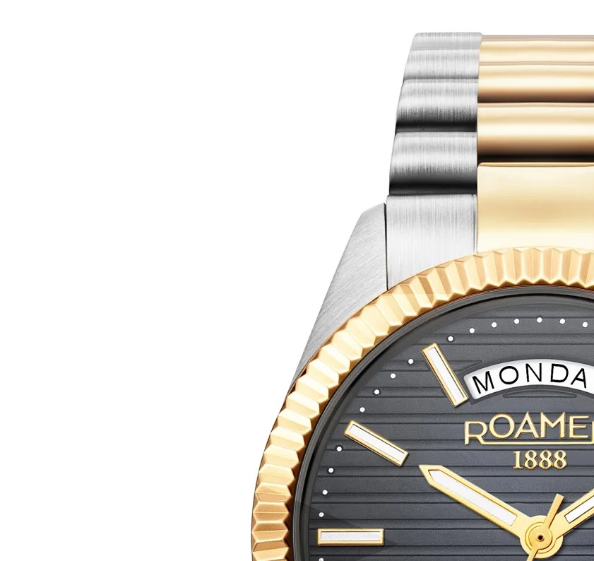 Roamer 981666 47 85 20 PRIMELINE DAYDATE II - zegarek męski 4