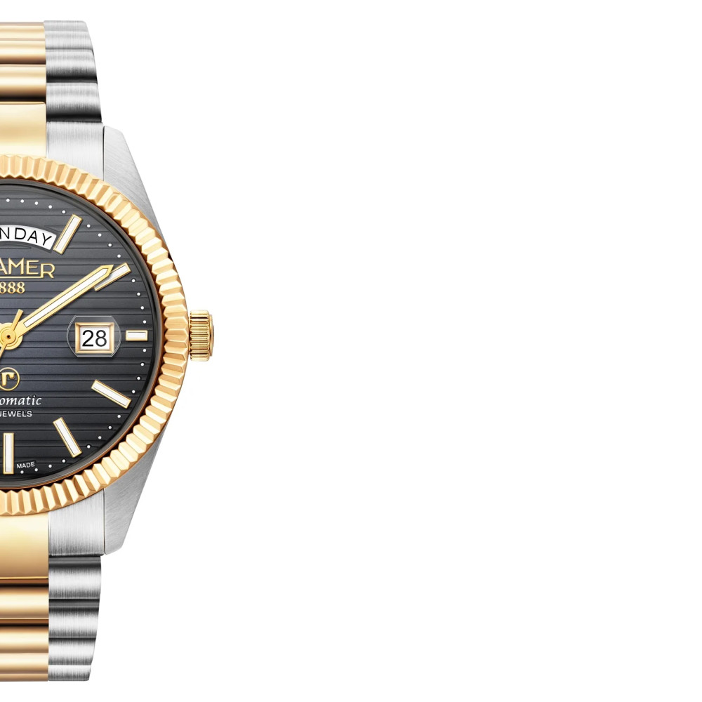 Roamer 981666 47 85 20 PRIMELINE DAYDATE II - zegarek męski 6