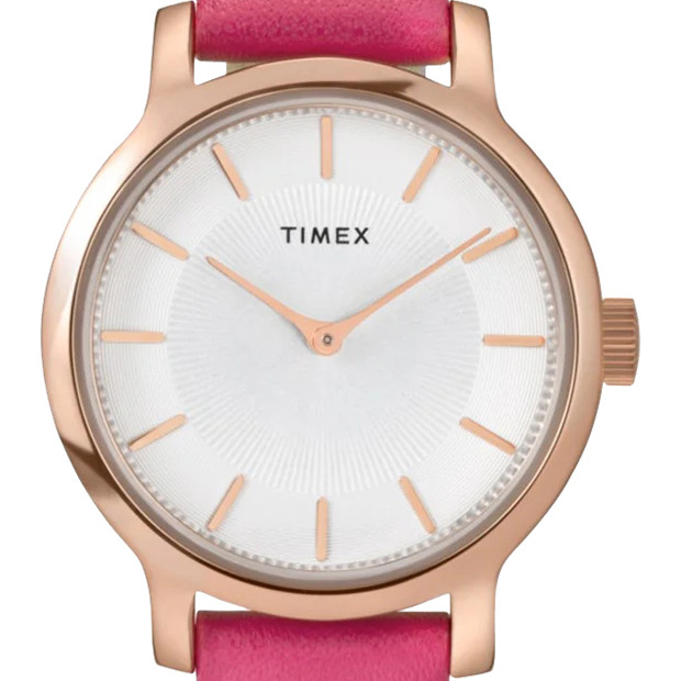 Timex TW2W54700 Transcend 31mm Leather Strap - zegarek damski 2