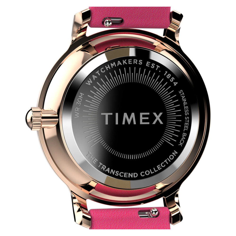 Timex TW2W54700 Transcend 31mm Leather Strap - zegarek damski 9