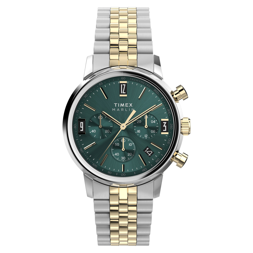 Timex TW2W60000 Marlin Quartz Chronograph 40mm Bicolor - zegarek męski 1
