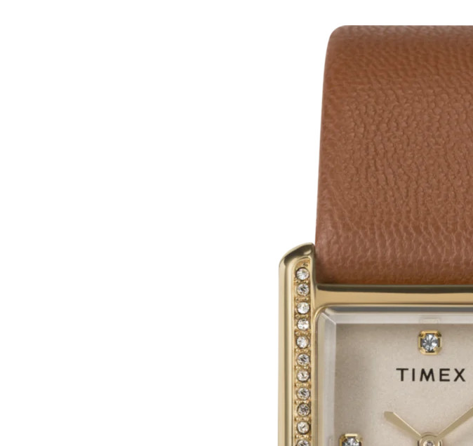 Timex TW2W63900 Hailey 24mm Brown Leather Strap - zegarek damski 4
