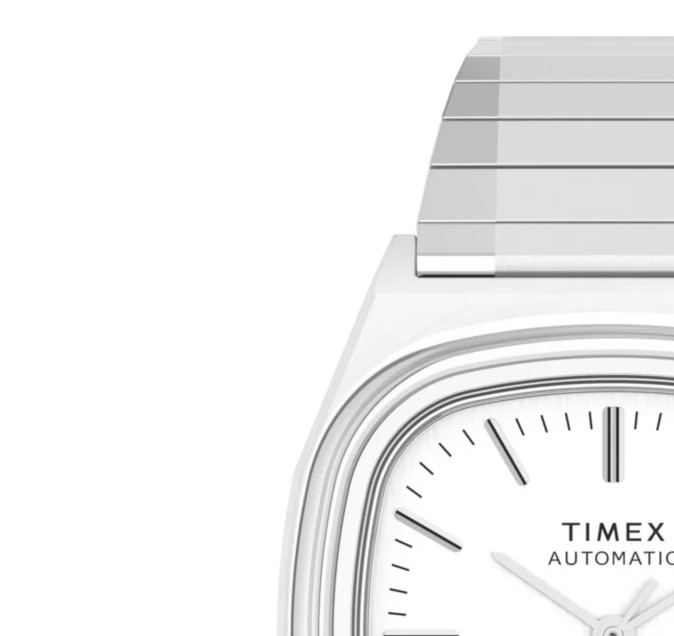 Timex TW2W70800 Automatic 1983 E-Line Reissue 34mm Stainless Steel Expansion Band - zegarek męski 4