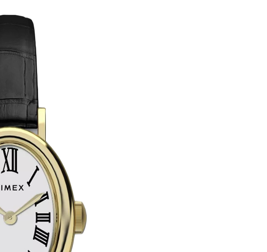 Timex TW2W78300 Cavatina Black Leather Strap 19mm - zegarek damski 5