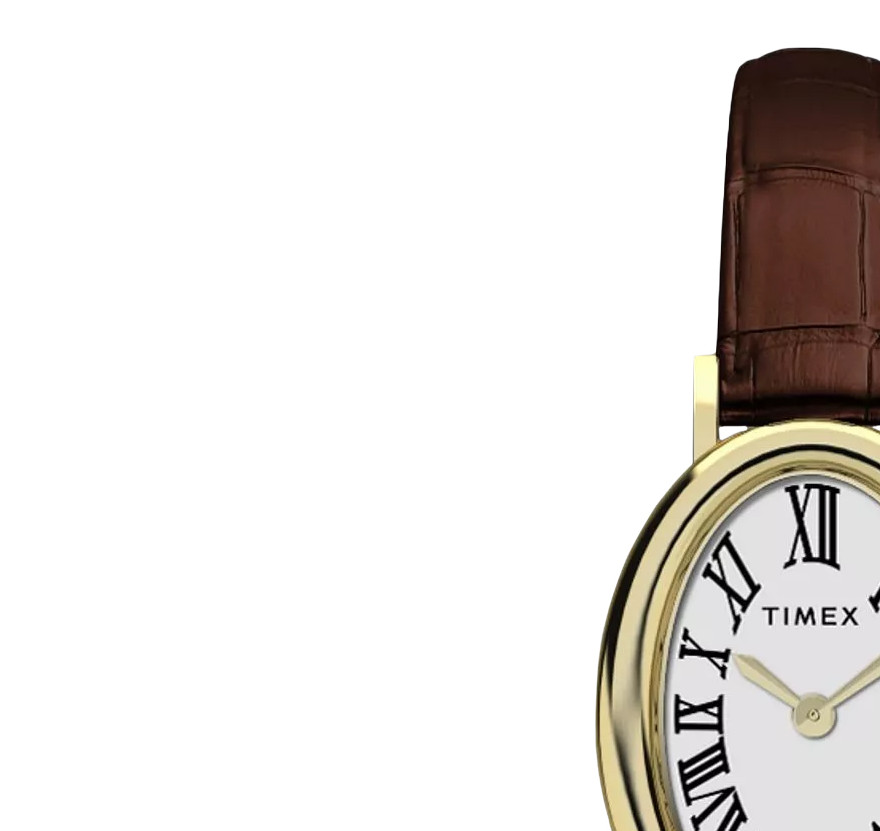 Timex TW2W78500 Cavatina Brown Leather Strap 19mm - zegarek damski 4