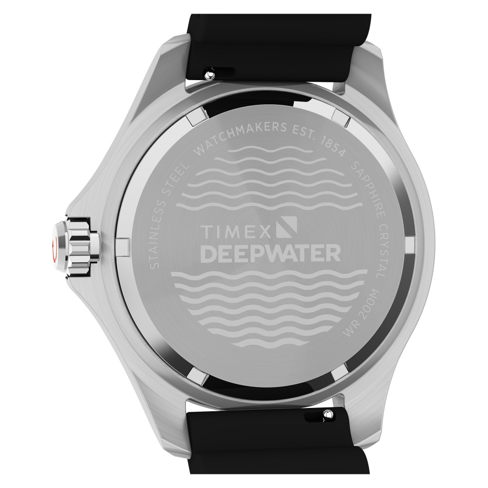 Timex TW2W81600 Deepwater Meridian 200 44mm Synthetic Rubber Strap - zegarek męski 7