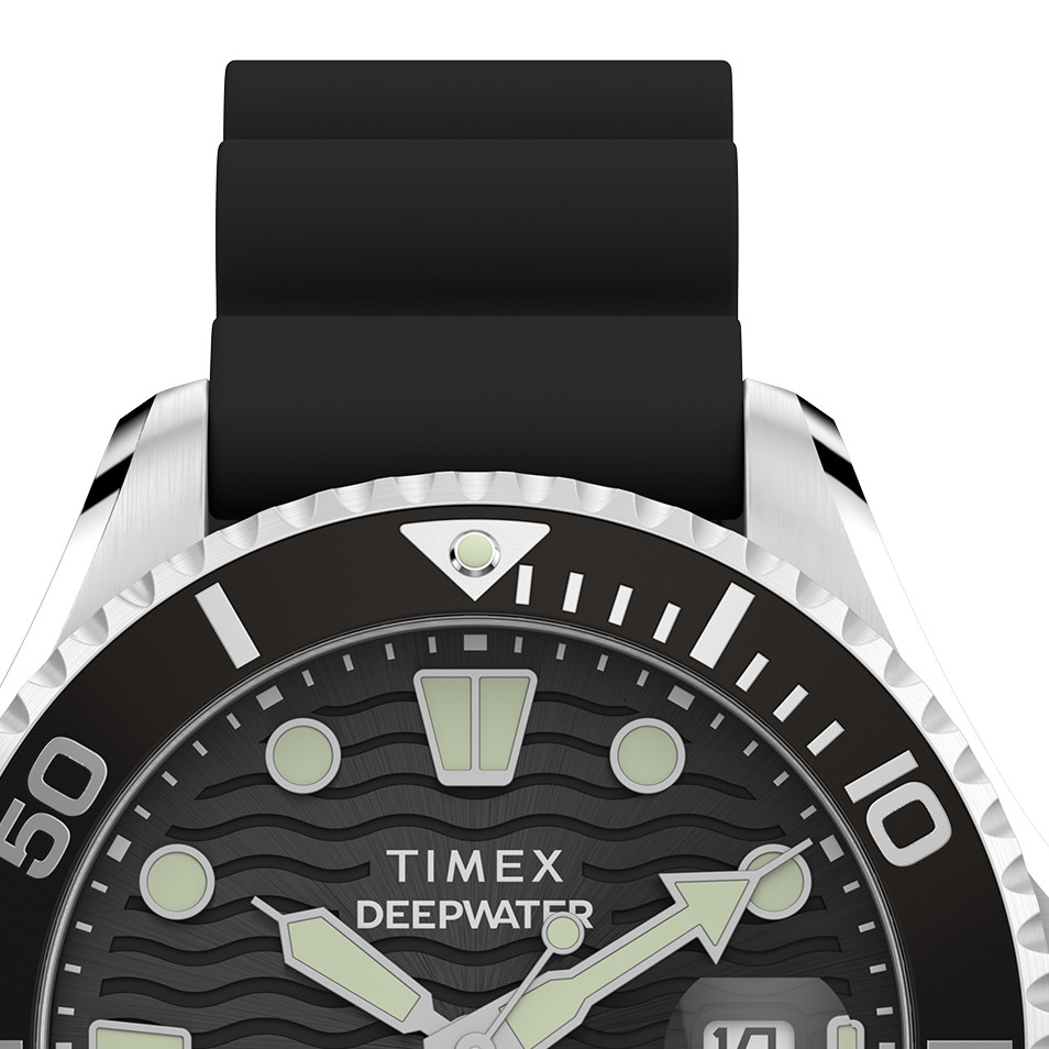 Timex TW2W81600 Deepwater Meridian 200 44mm Synthetic Rubber Strap - zegarek męski 3